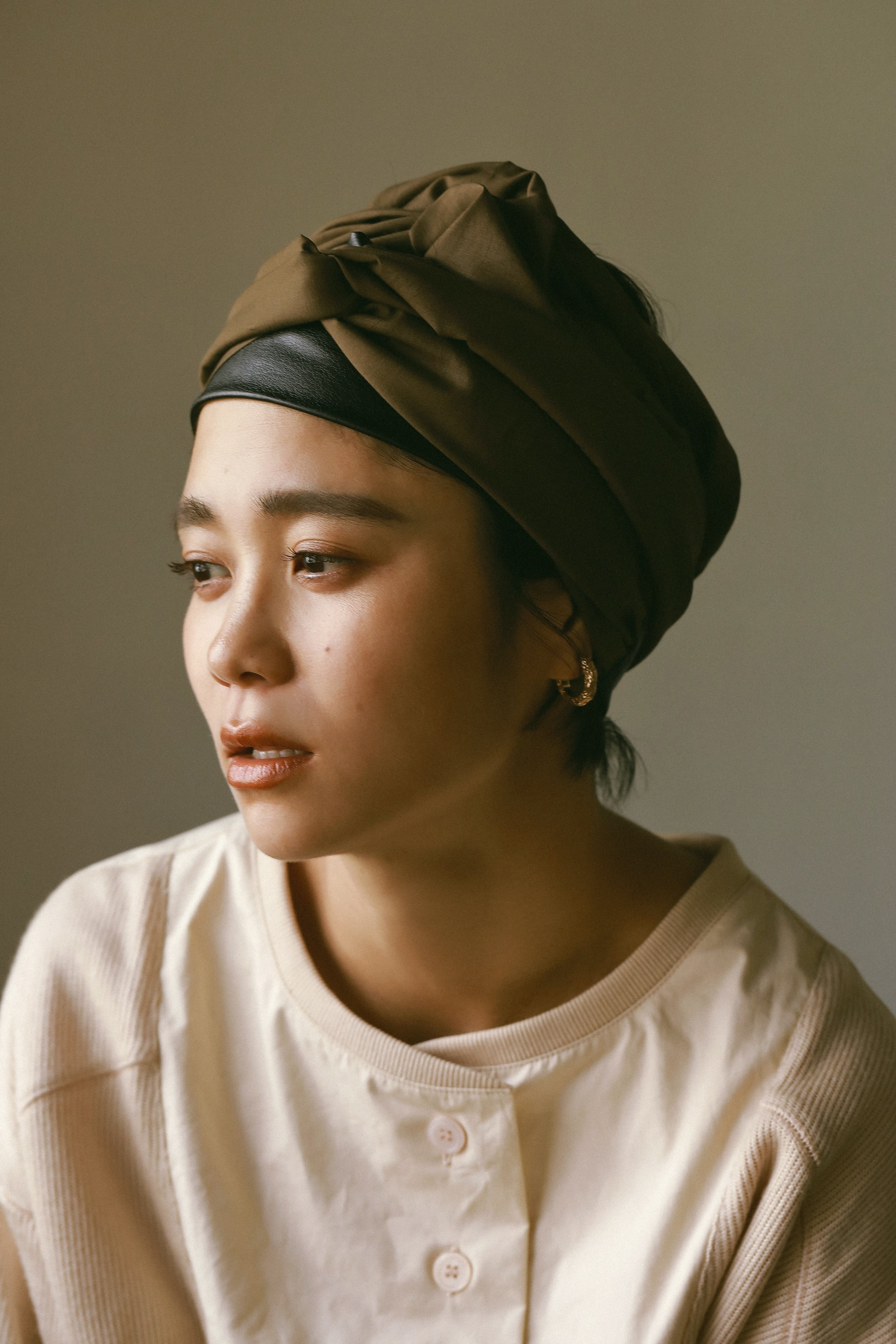 SYNTHETIC LEATHER × BROAD HAIR TURBAN | SEEMY STORE（シーミーストア）